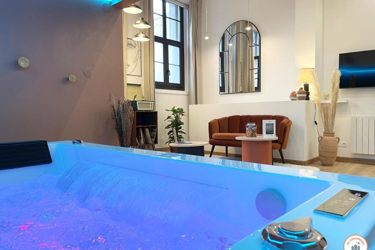 L'Orient-Express - Jacuzzi Spa - Parking - Loft Le Havre Kültér fotó