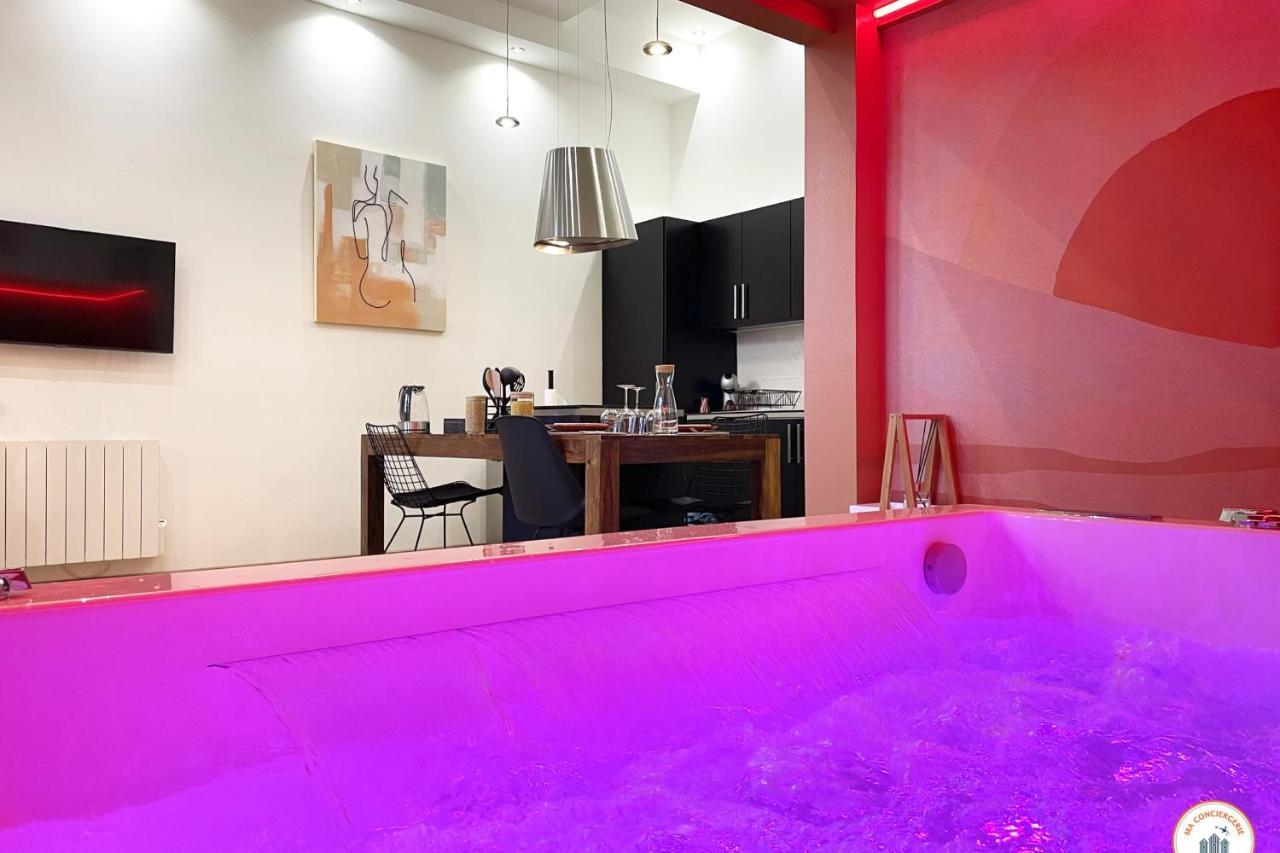 L'Orient-Express - Jacuzzi Spa - Parking - Loft Le Havre Kültér fotó